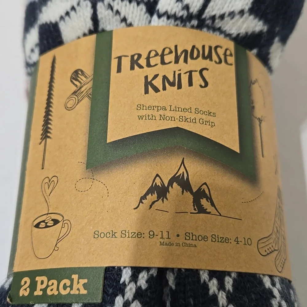 Treehouse Sherpa Lined Socks